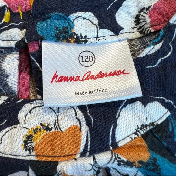 Hanna Andersson Floral Challis Dress 120cm (6-7Y) - Picture 6 of 9